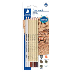 Staedtler, Mars Lumograph Pencil Pasetel Bls 6col