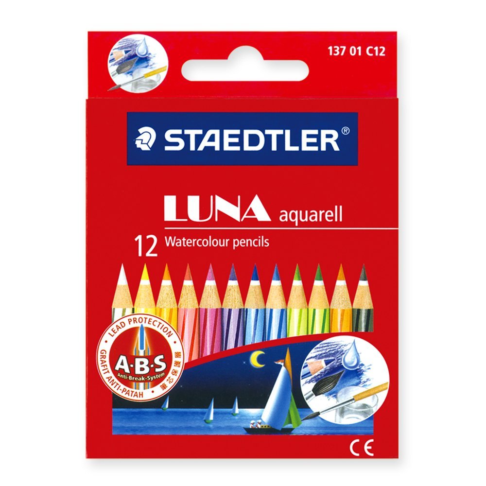 Staedtler, Luna Col. Pencils Short 12col