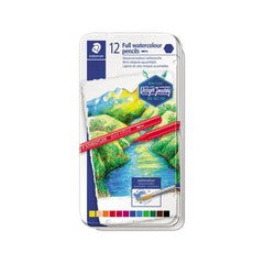 Staedtler, Coloured pencil aquarell Metal Set 12col