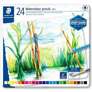 Staedtler, Coloured pencil aquarell Metal Set 24col
