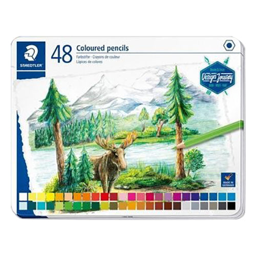 Staedtler, Coloured Pencil Metal Box 48col