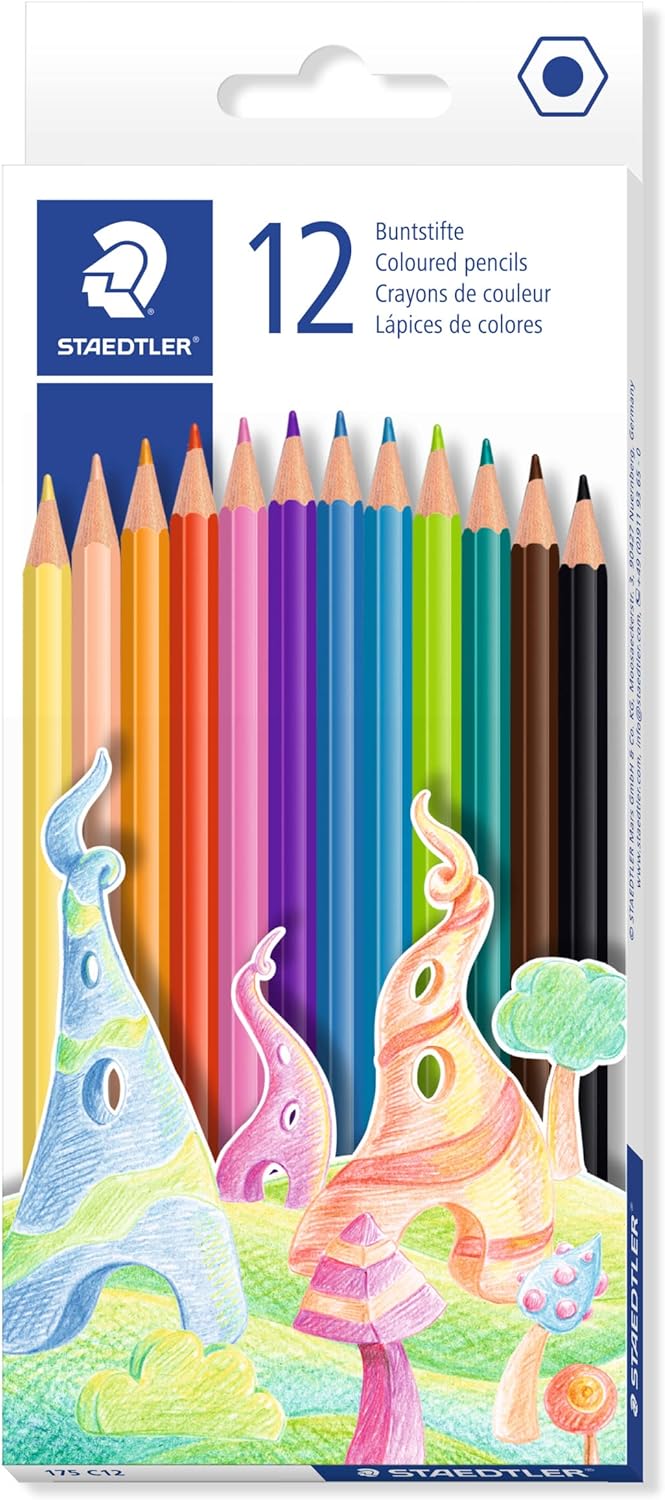 Staedtler, Coloured pencil hexagonal 12pc