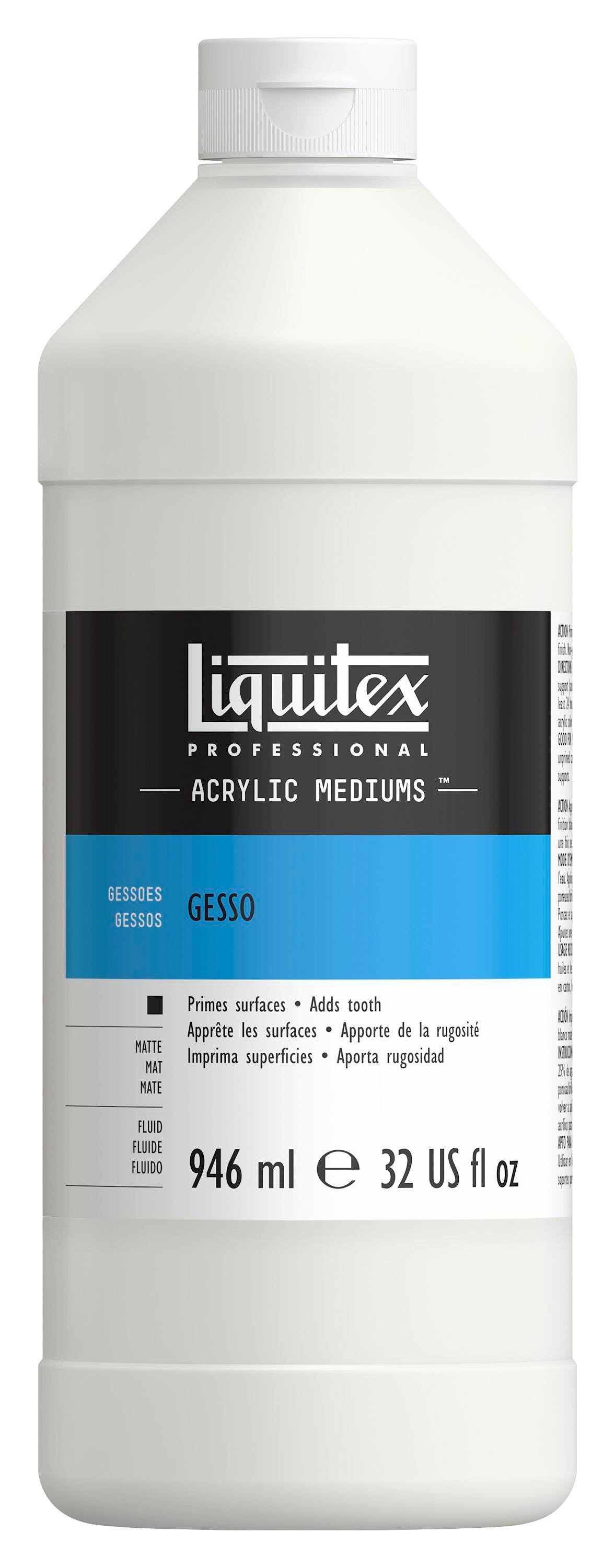 GESSO LIQUITEX QUART SQUEEZE BOTTLE