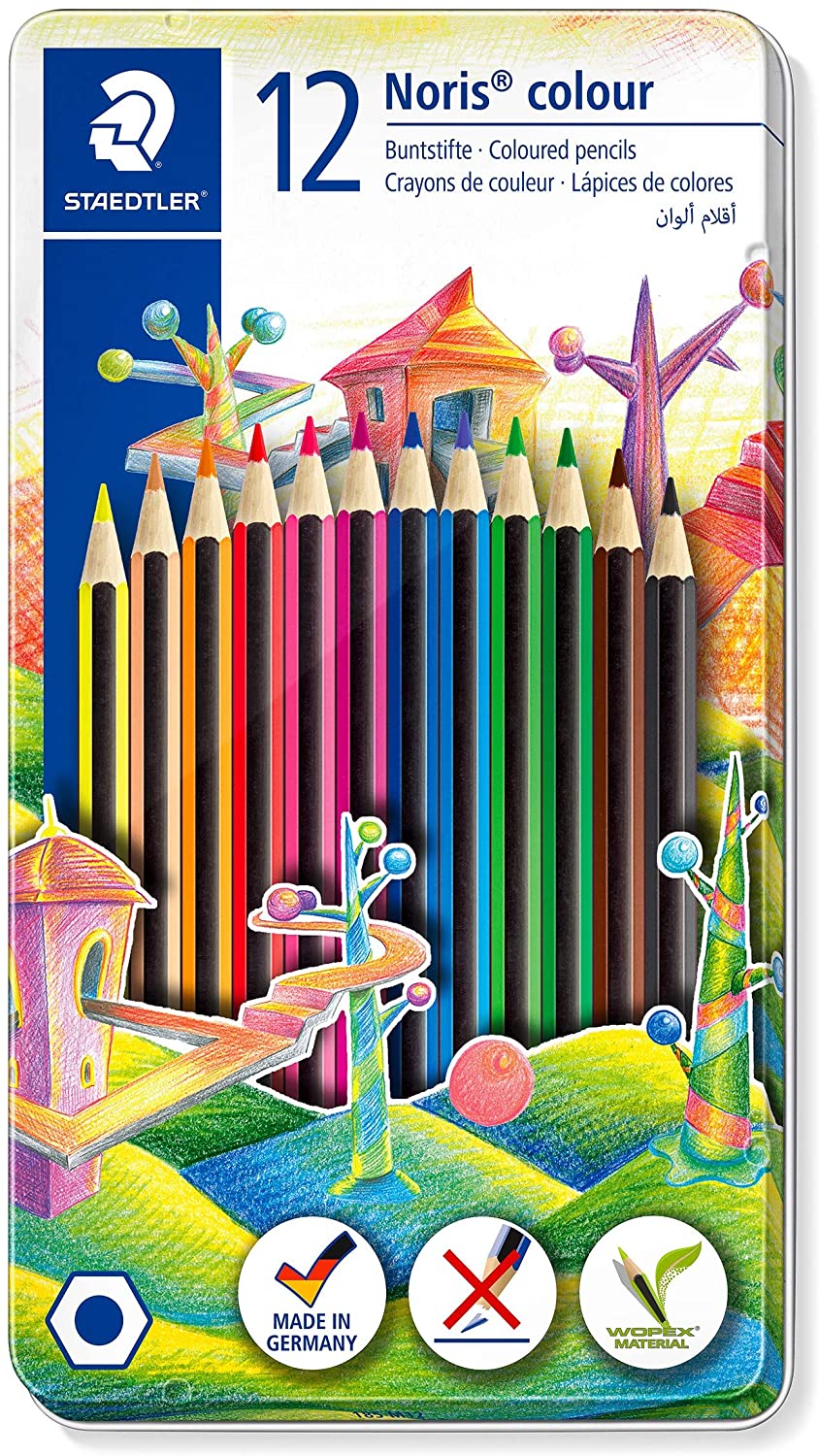 Staedtler, Noris Coloured Pencils Metal Set=12col.