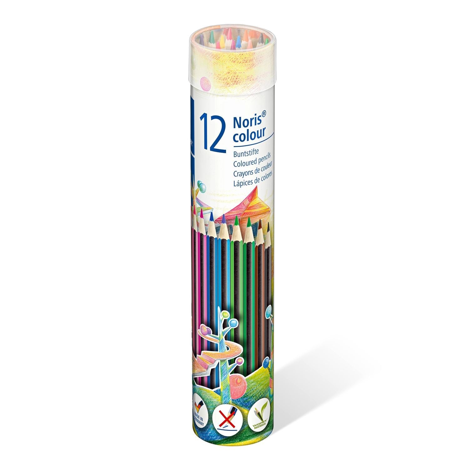 Staedtler, Noris Col Pencil Cylinder Set=12col.