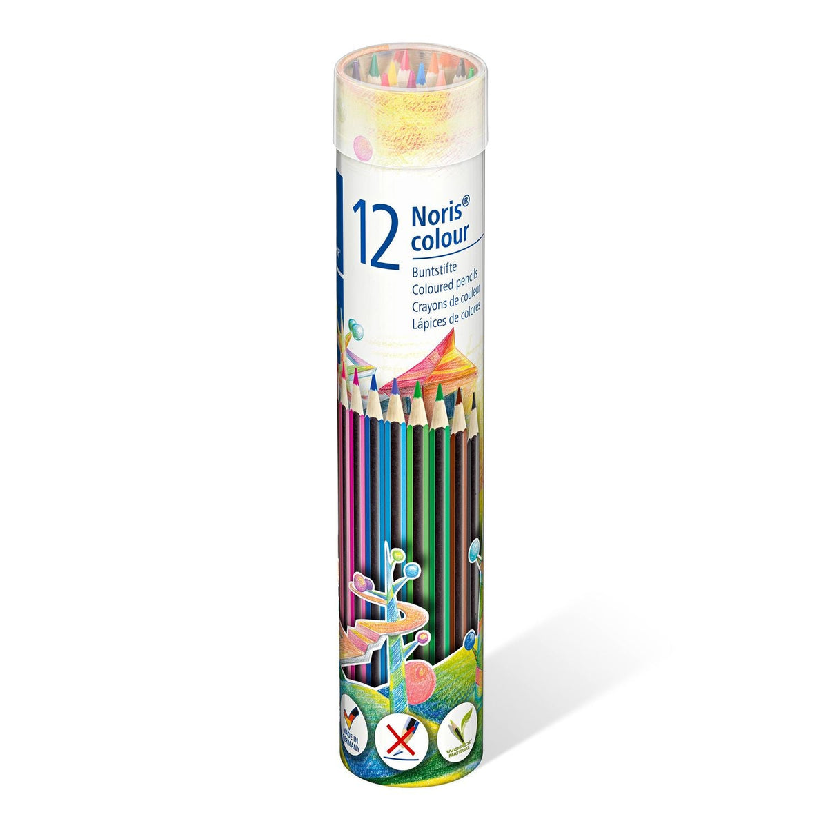 Staedtler, Noris Col Pencil Cylinder Set=12col.