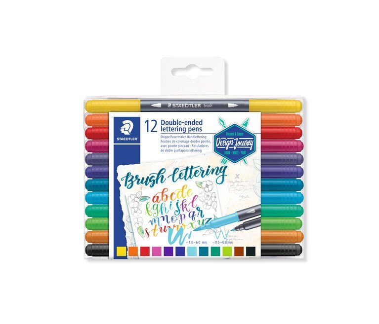 Staedtler, Brush lettering Double end Set=12col