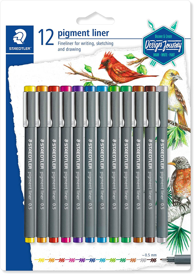 Staedtler, Pigment liner 0.5mm Set 12col
