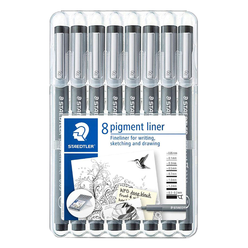 Staedtler, Pigment liner 308 St=8col