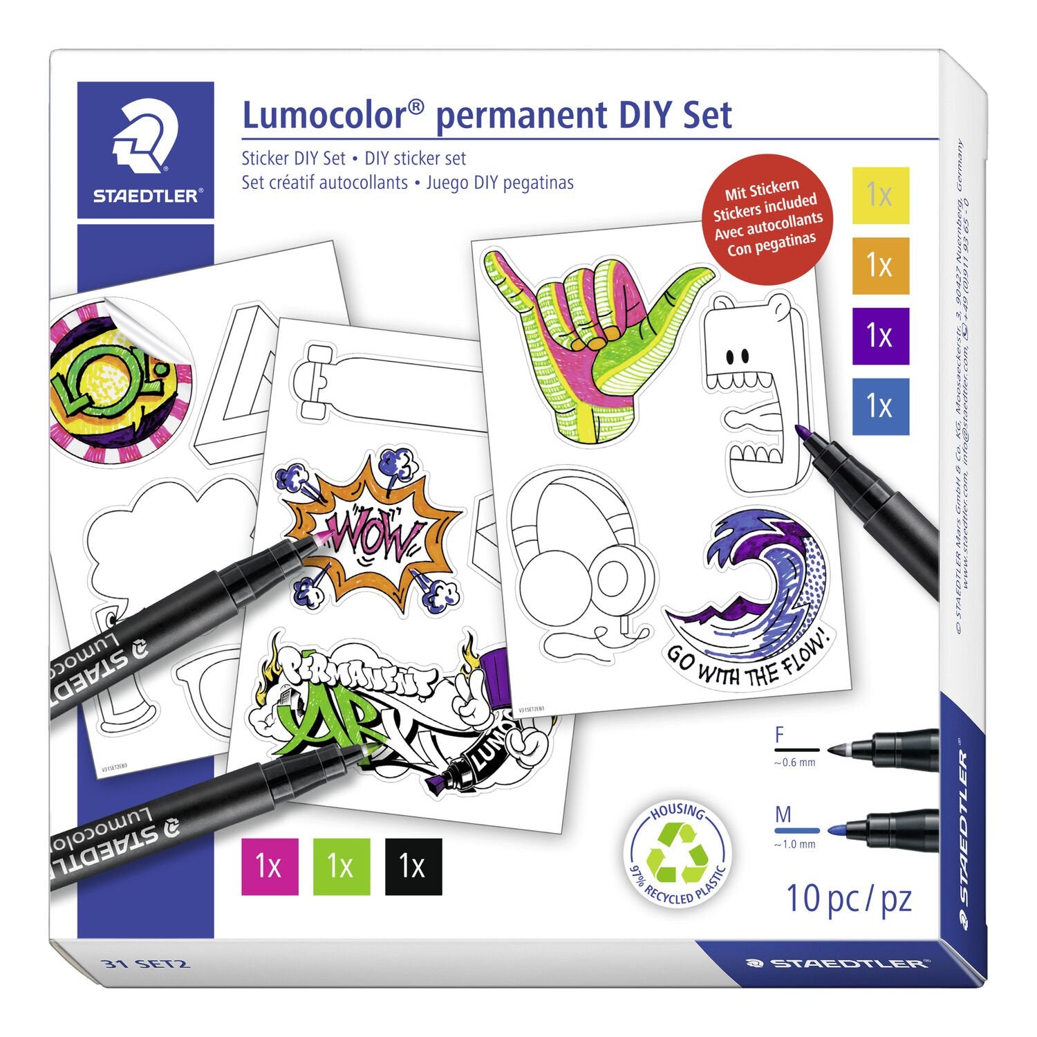 Staedtler, Lumocolor 31 Universal Dsp=60pcs