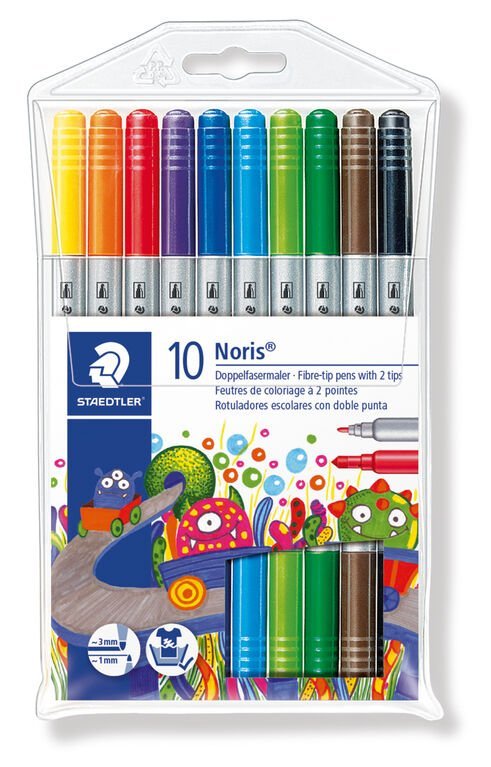 Staedtler, Fibre tip pens with 2 tips
