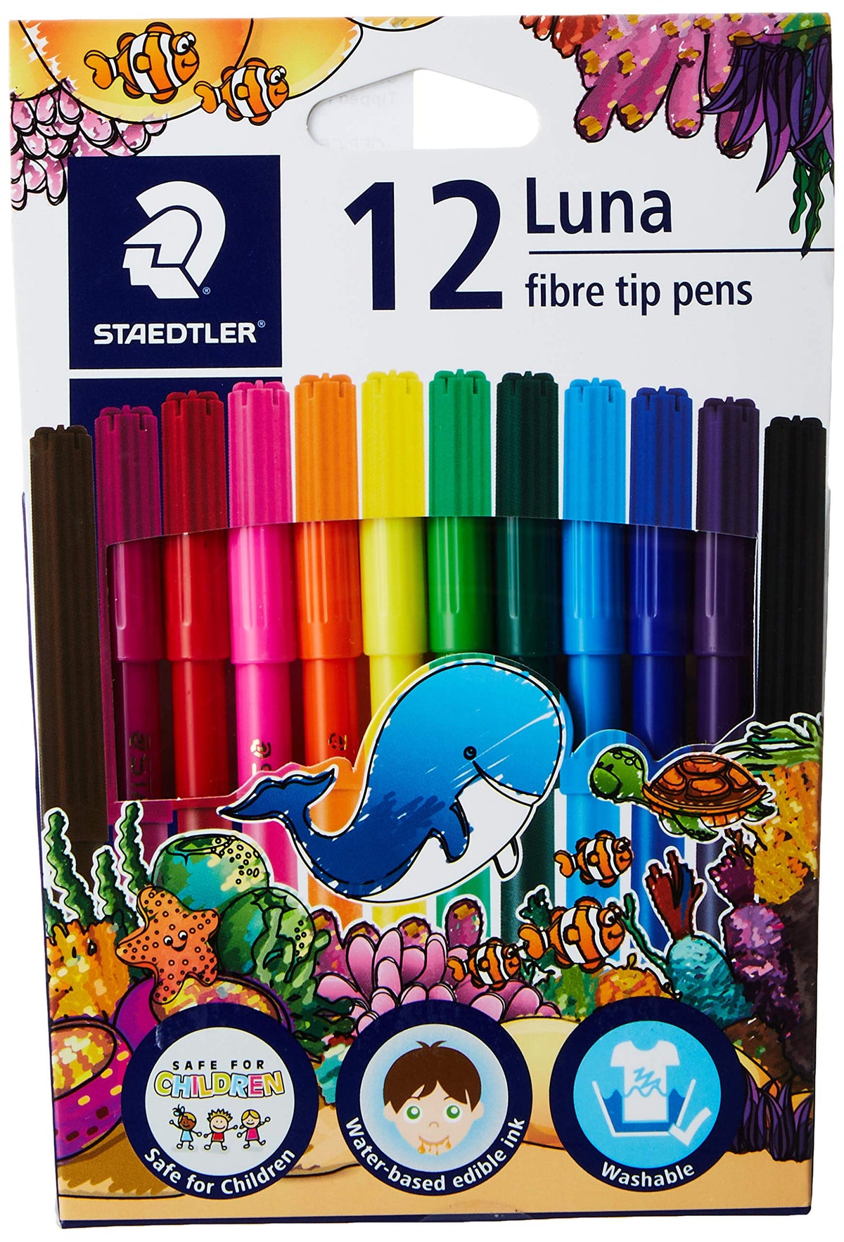 Staedtler, Luna Fibre-Tipped Pen 12col
