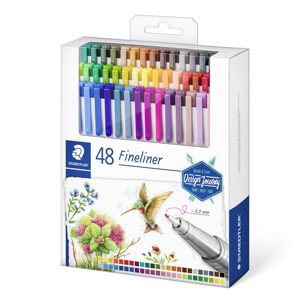 Staedtler, Design Journey Triplus Fineliner 48col.