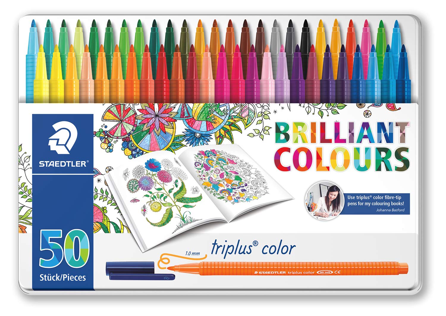 Staedtler, Triplus fineliner metal set 50col JB