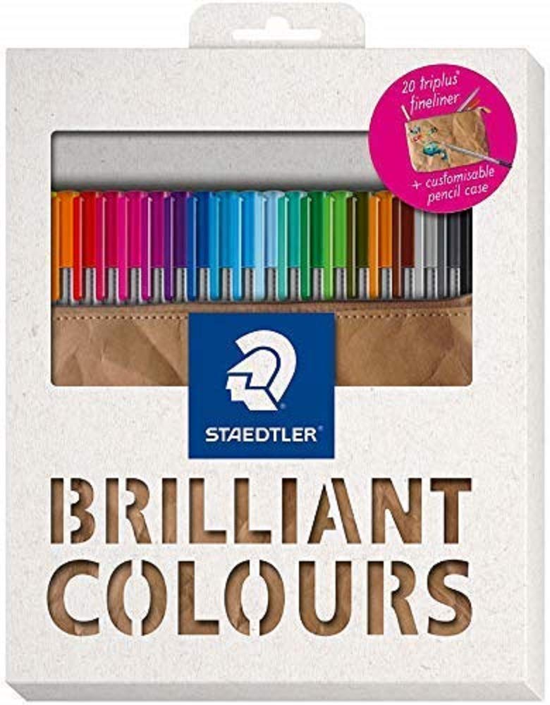 Staedtler, Triplus Fineliner 20col with pencil case