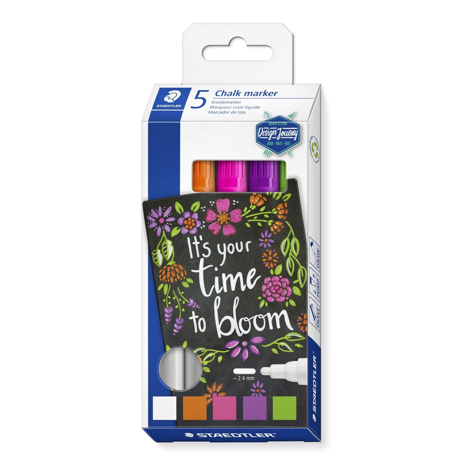 Staedtler, Lumocolor Chalk Marker 5Col.
