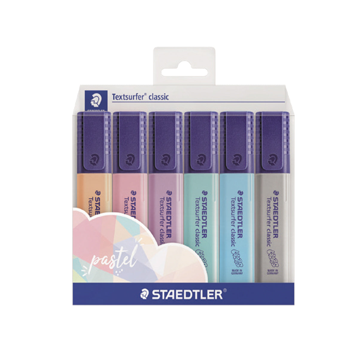 Staedtler, Textsurfer Highlter Pastel Wlt=6 col