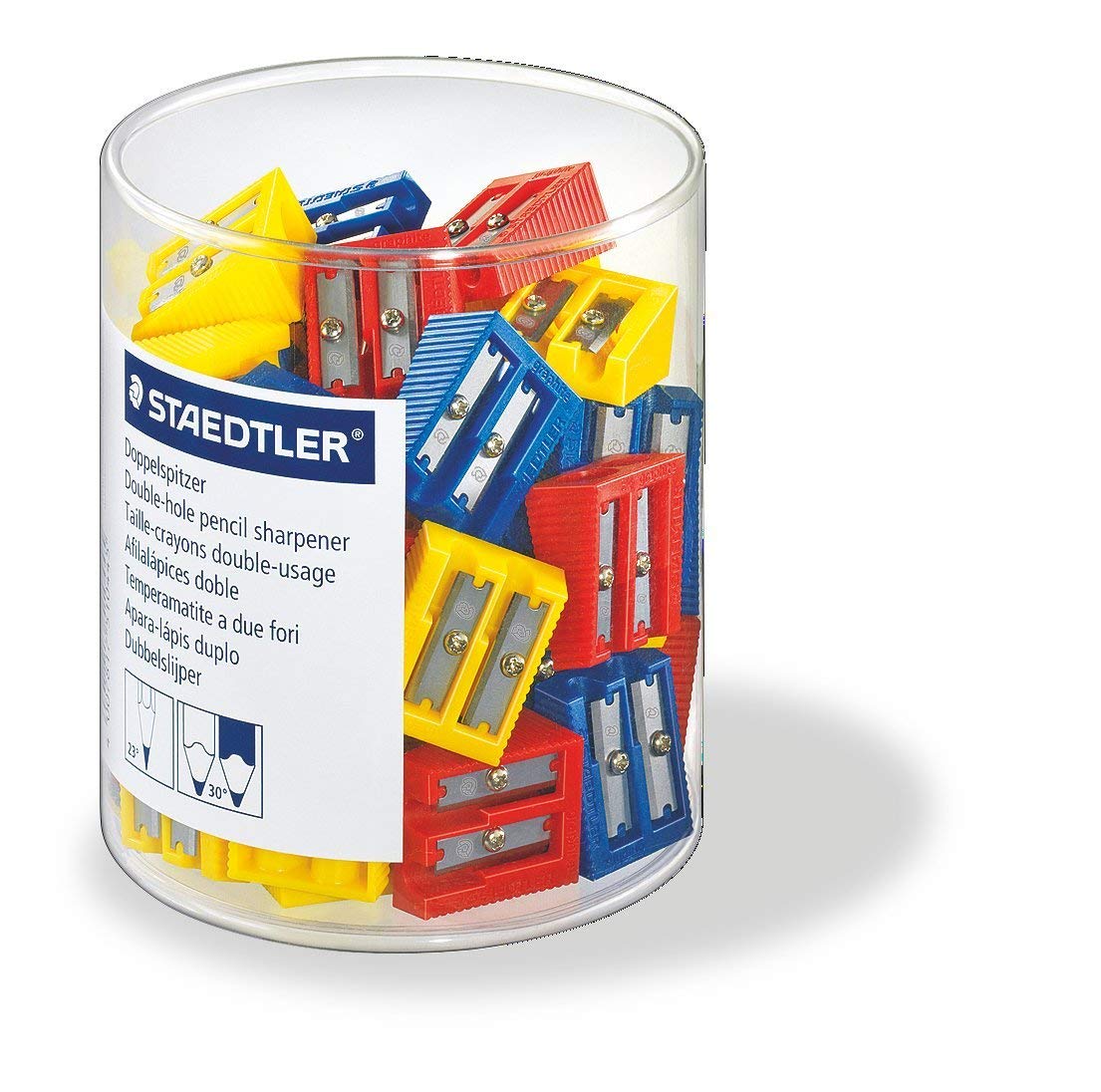 Staedtler, Double-hole plastc shrpnr Bx=50pc