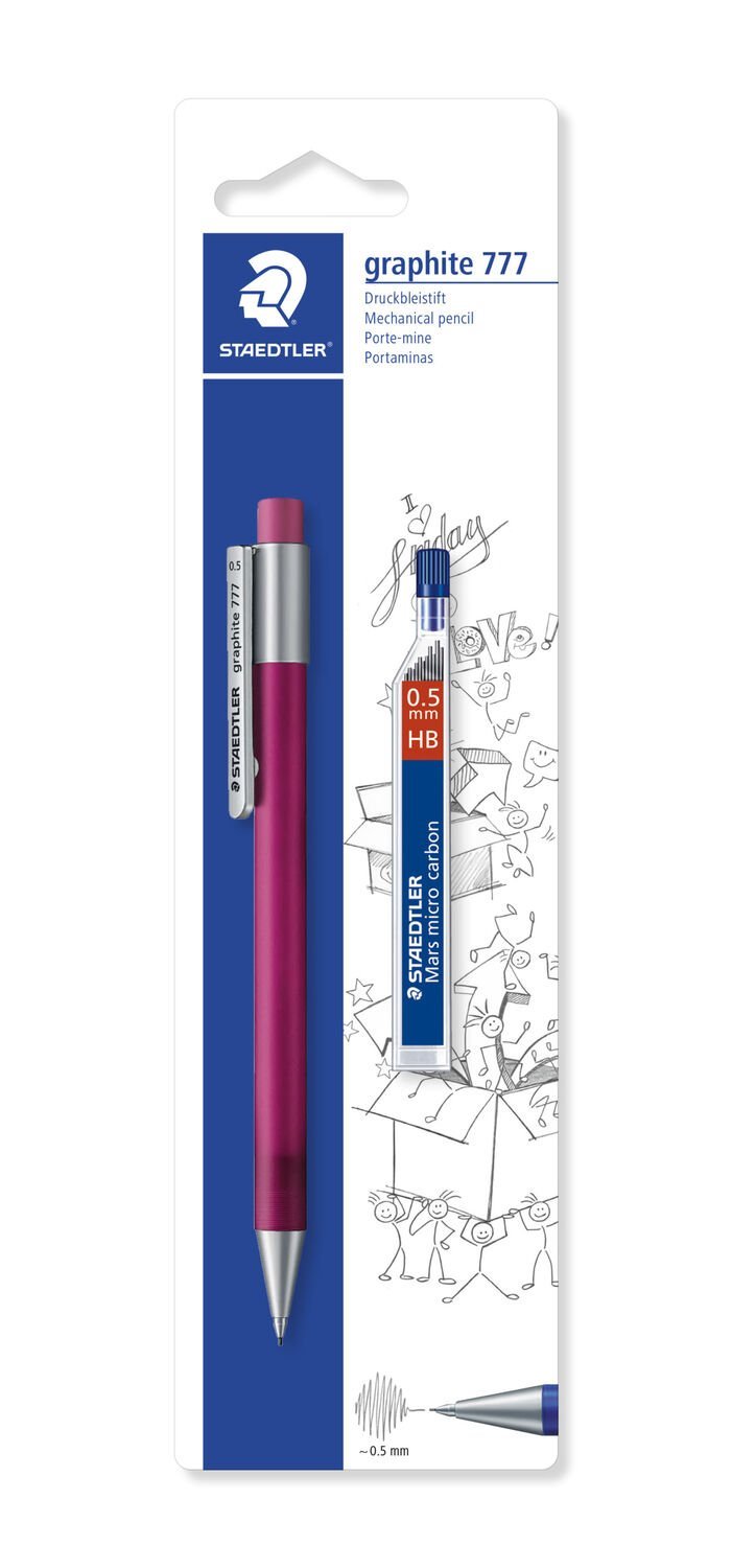 Staedtler, Graphit .5 mech pencl+lead bls