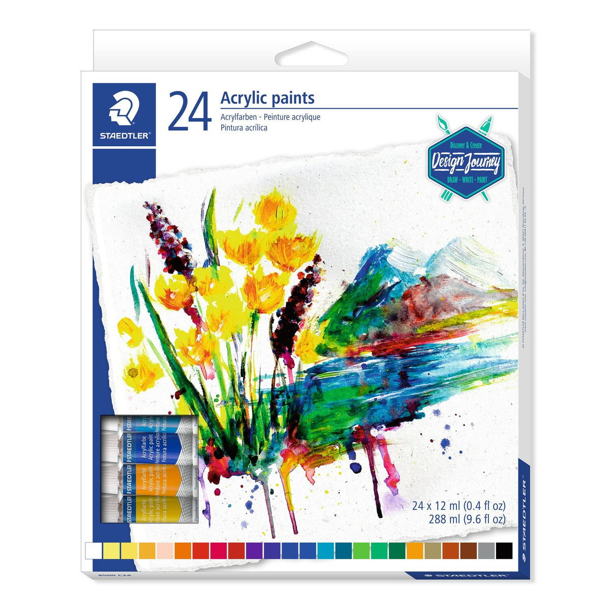 Staedtler, Acrylic Paint tubes ST=24col