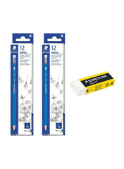 Staedtler, 122-HBA-53 2pkt+526-003–ASS 1p