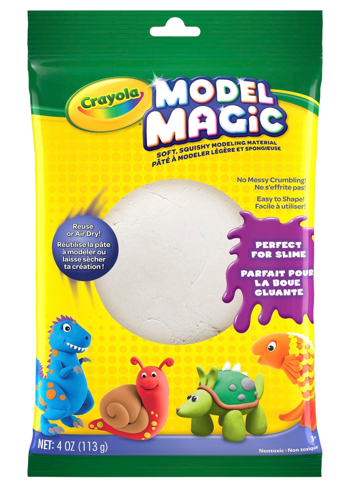 DOUGH MODEL MAGIC CRAYOLA WHITE 4 OZ