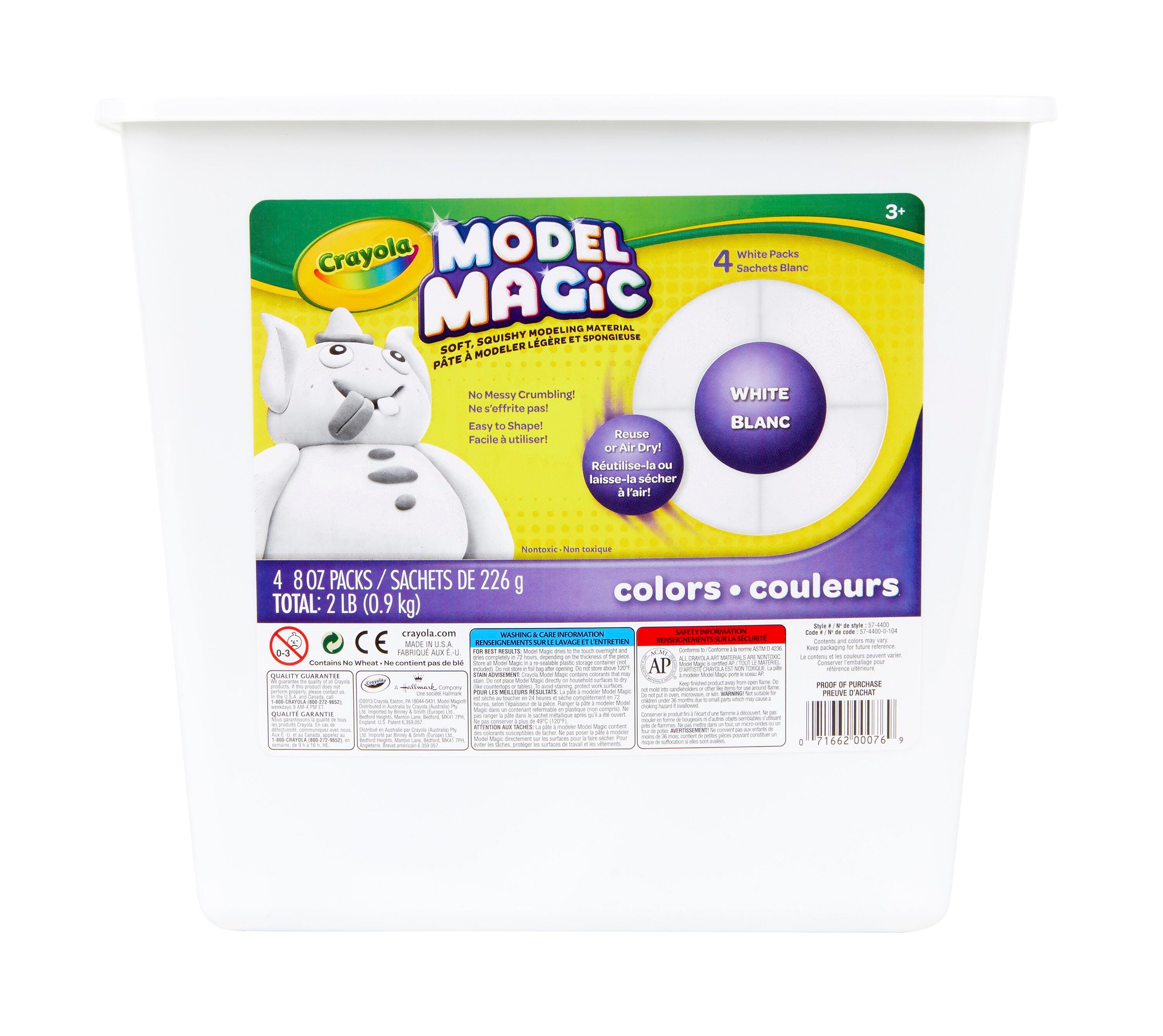 DOUGH MODEL MAGIC CRAYOLA WHITE 2 LB