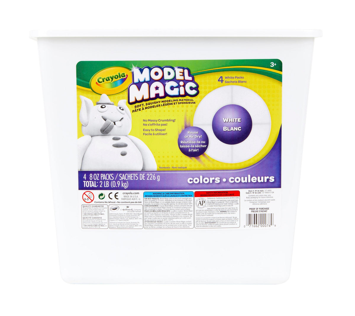 DOUGH MODEL MAGIC CRAYOLA WHITE 2 LB