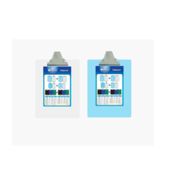 Atlas, Clip Board F/S Push type Blue