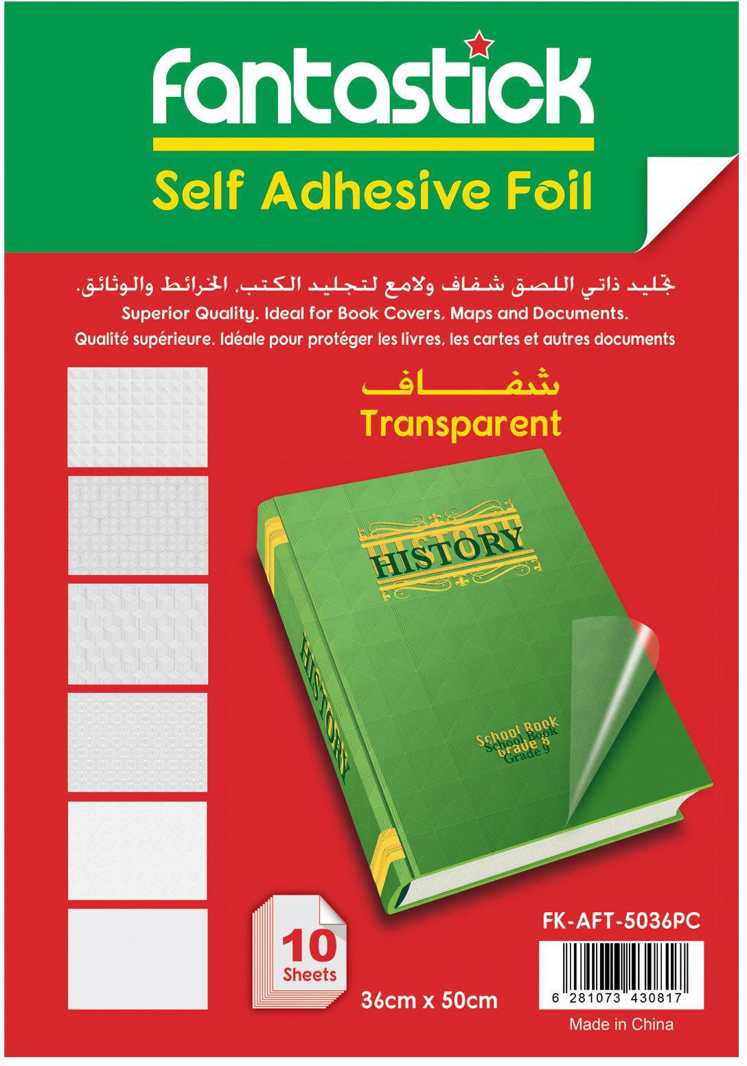 Fantastick, Precut Adh.Foil Frstd 50x36cm 7 SHT