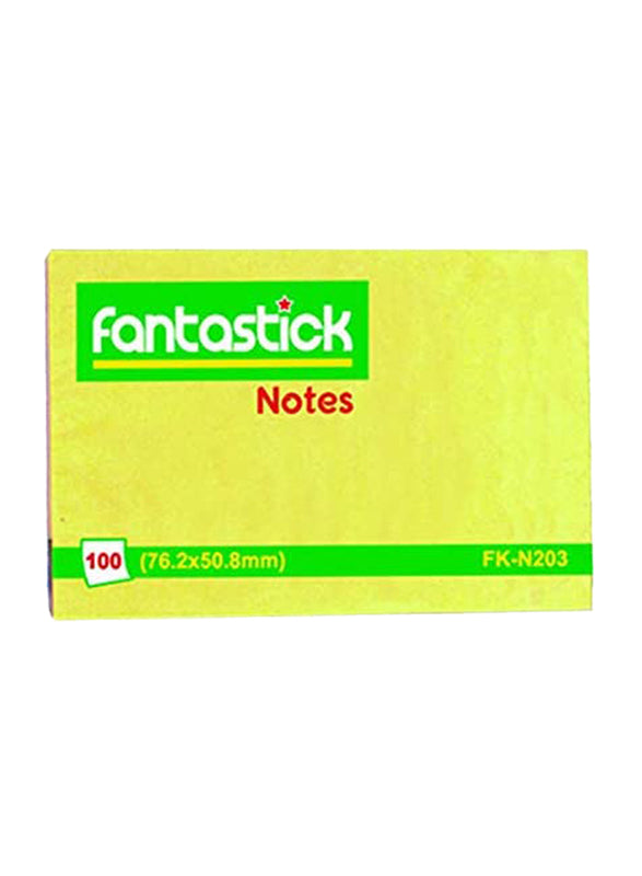 Fantastick, Stick Notes 2x3\" Yellow