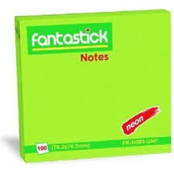 Fantastick, Stick Notes 3\"x3\" Green