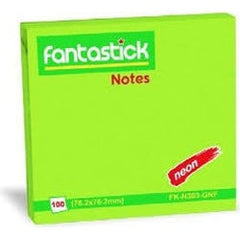 Fantastick, Stick Notes 3\"x3\" Green
