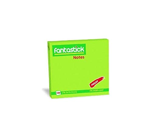 Fantastick, Stick Notes 3\"x3\" Fluor. Green