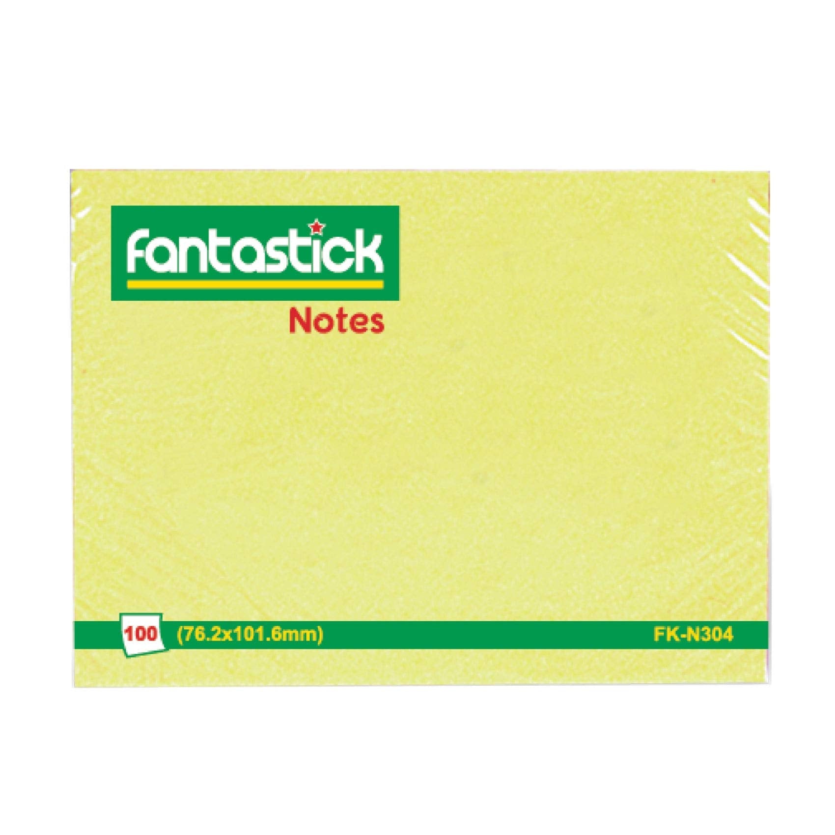 Fantastick, Stick Notes 3x4\" Yellow
