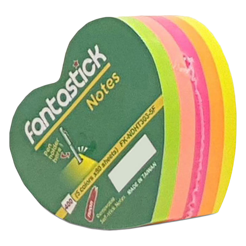 Fantastick, Stick Notes Fluor 5col Hearts