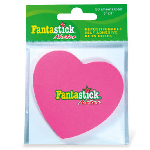 Fantastick, Stick Notes Fluor. Hearts bls-RD