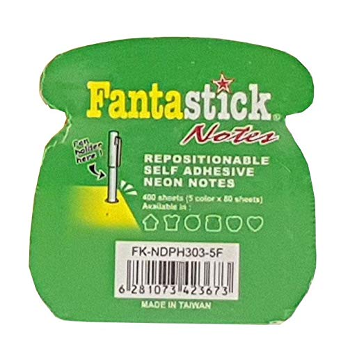 Fantastick, Stick Notes Fluor. 5col. Phone