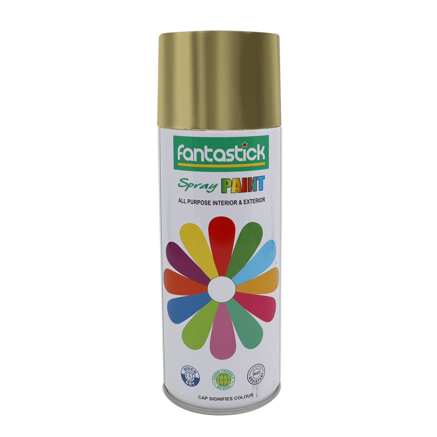 Fantastick, Spray Paint Acrylic 400 ml Bright Gold