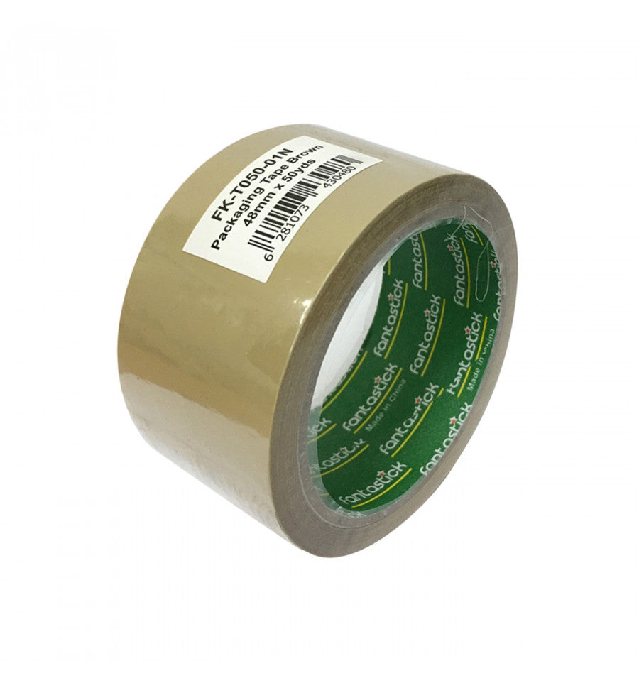 Fantastick, Pckg Tape 48mm*50yds Brown (Car=72rol)