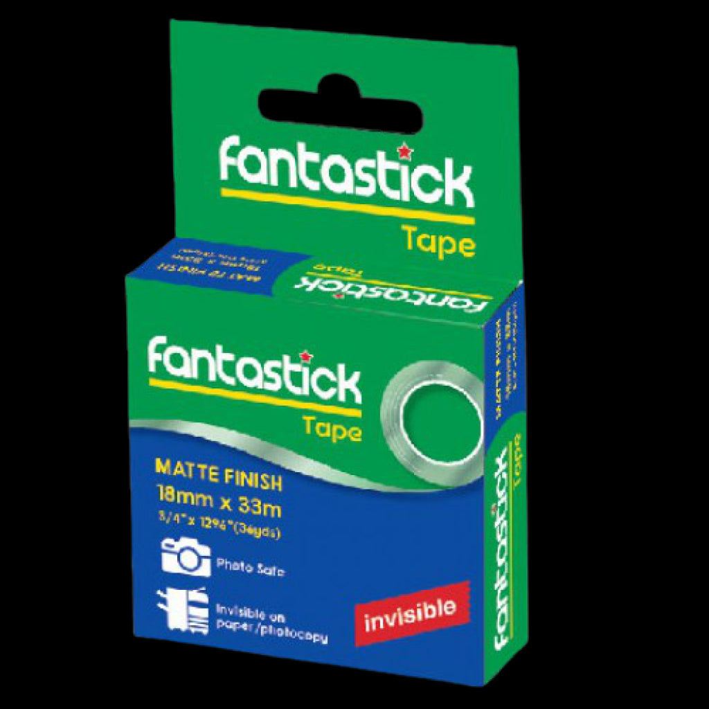 Fantastick, Invisible Tape - 19mm x 36Y (Car=216)