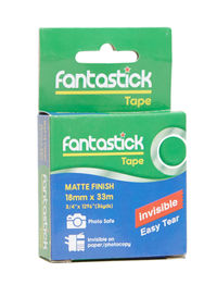 Fantastick, Inv Ad/Tpe 19mmx36yds Pak=12rol