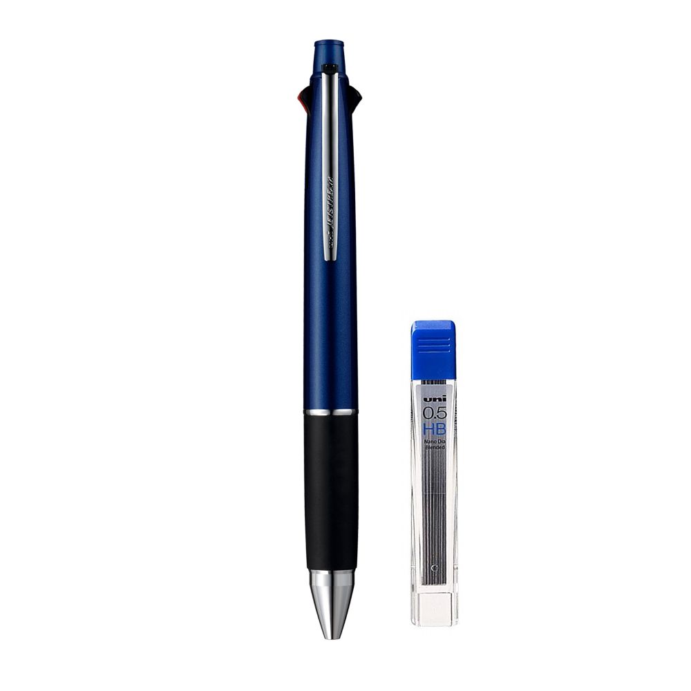 Uniball, Jetstream 0.7mm 4 Col+M.P 0.5 mm- Navy