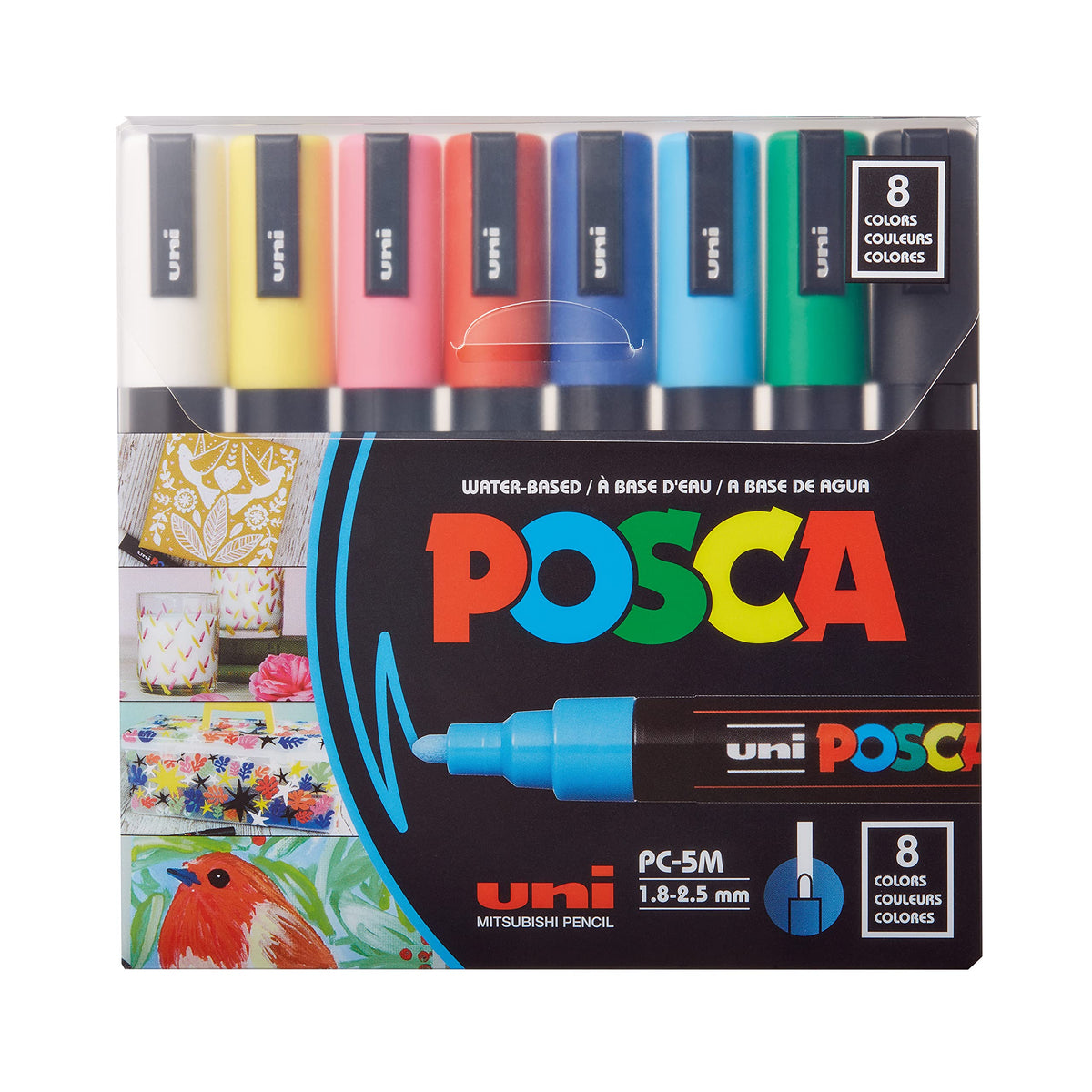 Uniball, Uni Posca PC-5M Soft Colors PAC=08C