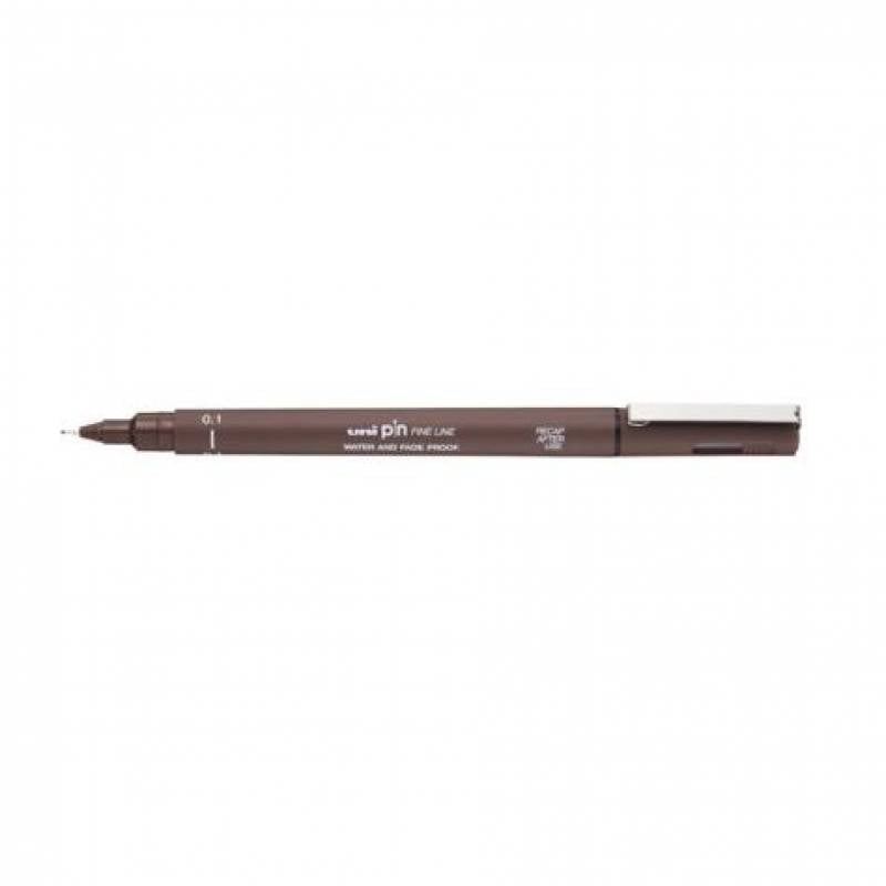 Uniball, Uni Pin Fine Line 0.1mm Sepia