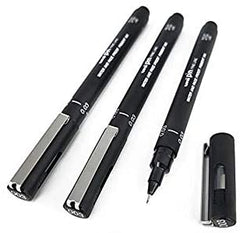 Uniball, Uni Pin Fine Liner PAC=03ea BK