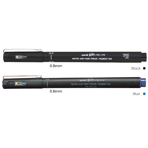 Uniball, Uni Pin Fine Line 0.8mm Blue