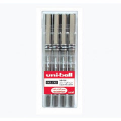 Uniball, Uniball Delux 0.5mm pen Wlt=4 blue