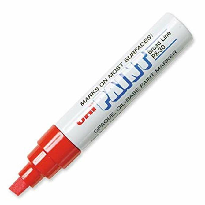 Uniball, Paint Marker Chisel tip Red