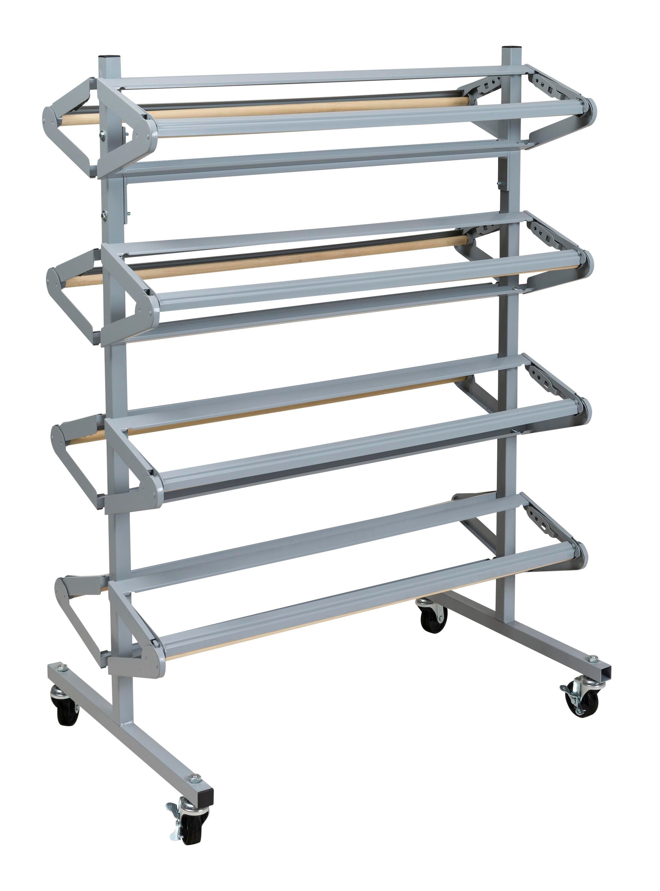RACK PACON HORIZONTAL MOBILE 25X38X52.5 IN GRAY